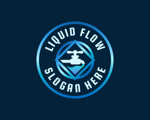 Pure Liquid Faucet logo design