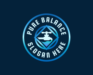 Pure Liquid Faucet logo design