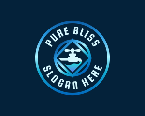 Pure Liquid Faucet logo design