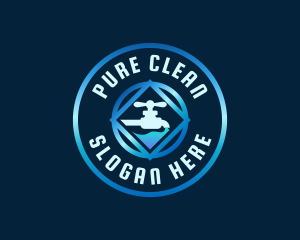 Pure Liquid Faucet logo design