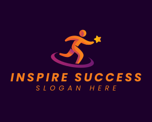 Human Leader Success logo design