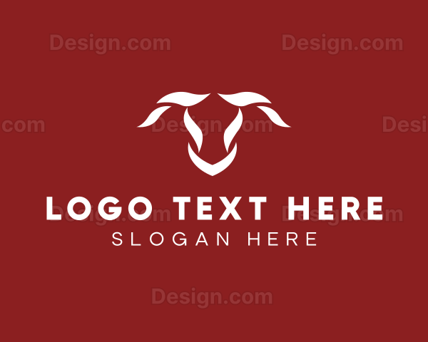 Leaf Animal Horns Logo