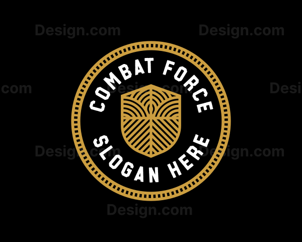 Generic Hipster Shield Logo