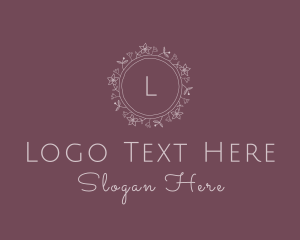 Letter - Floral Skincare Beauty logo design