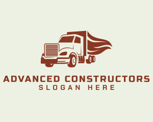 Transport Freight Truck Logo