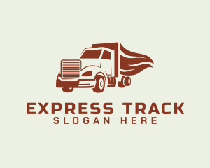 Transport Freight Truck logo design