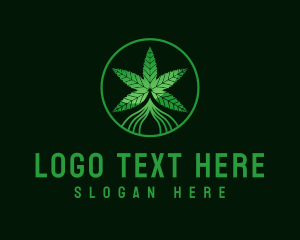 Herbal Hemp Plant logo