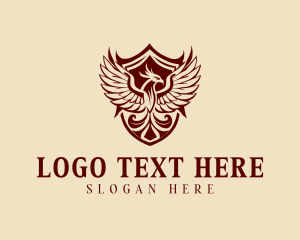 Fantasy Phoenix Bird logo