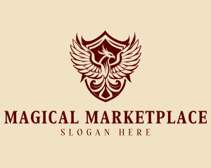 Fantasy Phoenix Bird logo