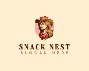 Western Cowgirl Rodeo logo design