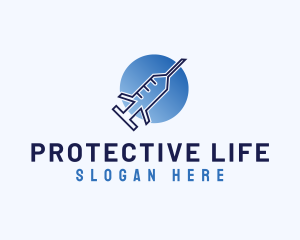 Healthcare Vaccine Syringe logo