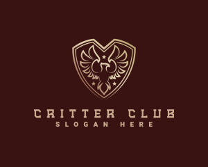 Luxury Eagle Crest logo design