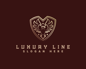 Luxury Eagle Crest logo design