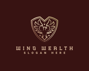 Luxury Eagle Crest logo design