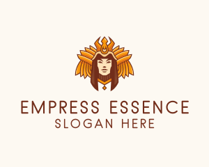 Mayan Queen Goddess logo design