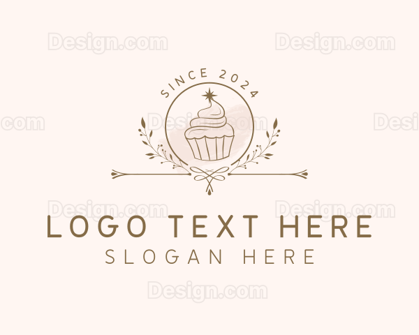 Sweets Cupcake Bakery Logo