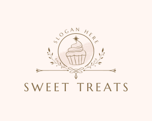 Sweets Cupcake Bakery logo design