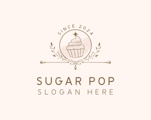 Sweets Cupcake Bakery logo design