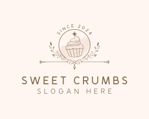 Sweets Cupcake Bakery logo design