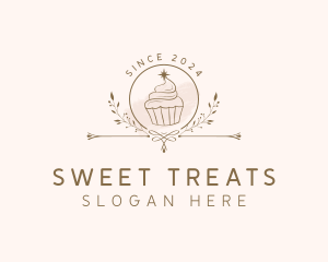 Sweets Cupcake Bakery logo design