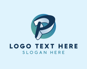 3d - Generic 3d Letter P logo design