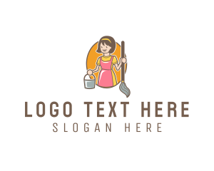 Happy Woman Cleaner logo