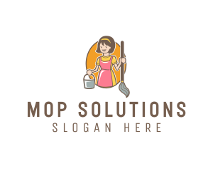 Happy Woman Cleaner logo