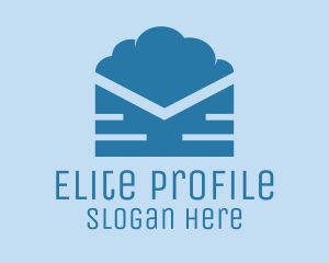 Blue Cloud Mail logo design