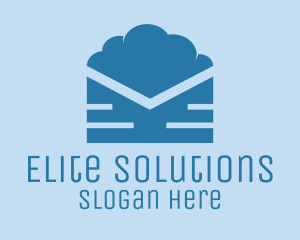 Blue Cloud Mail logo design