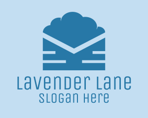 Blue Cloud Mail logo design