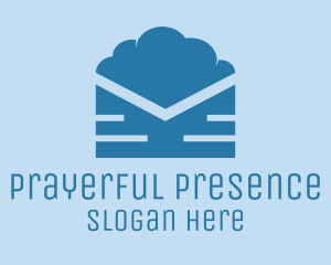 Blue Cloud Mail logo design