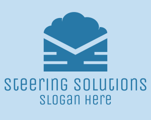 Blue Cloud Mail logo design