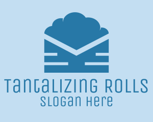 Blue Cloud Mail logo design