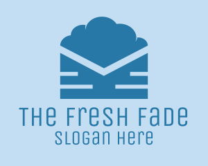 Blue Cloud Mail logo design