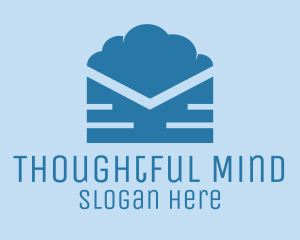 Blue Cloud Mail logo design