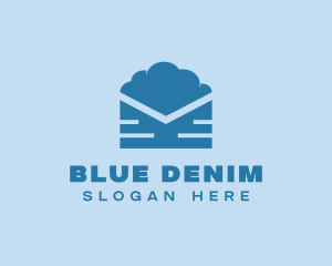 Blue Cloud Mail logo design