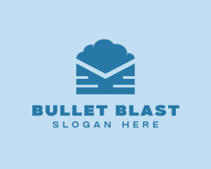 Blue Cloud Mail logo design