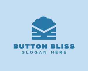 Blue Cloud Mail logo design