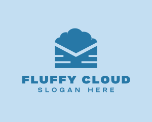 Blue Cloud Mail logo design