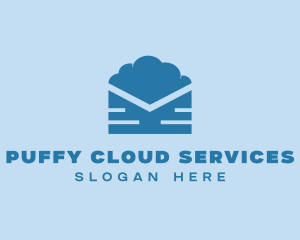 Blue Cloud Mail logo design