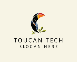 Rainforest Toucan Bird logo