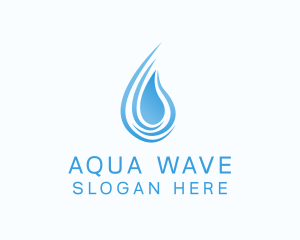 Purified Water Station  logo design