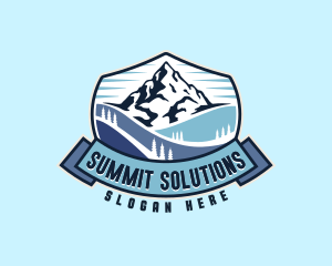 Mountain Summit Mountaineering  logo design