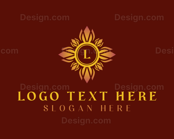 Gradient Floral Luxury Logo