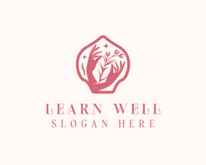 Wellness Floral Spa logo design