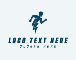 Fast Lightning Human logo