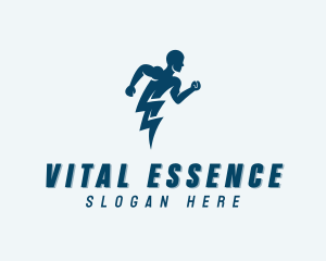 Fast Lightning Human logo