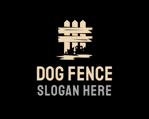 Fence Paint Drip logo