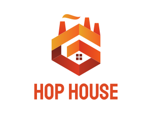 Orange Factory & House logo design