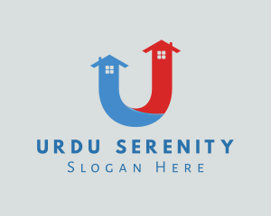 Realty House Letter U logo design